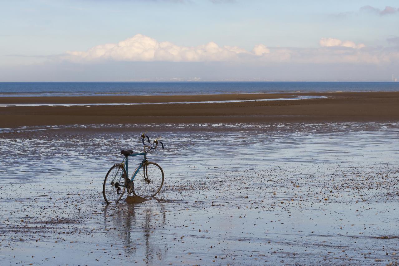 Sur la plage abandonné